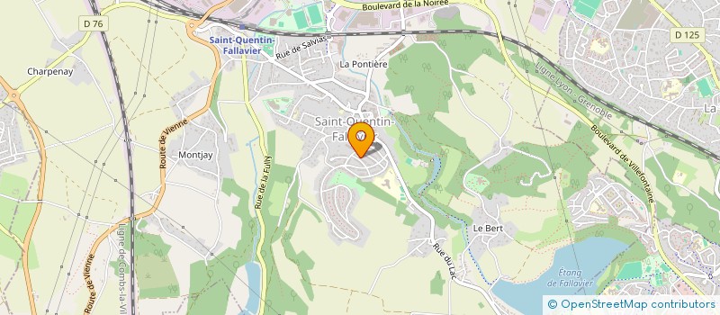 localisation de l'entreprise MADAME KENZA DA ROCHA  SAINT-QUENTIN-FALLAVIER