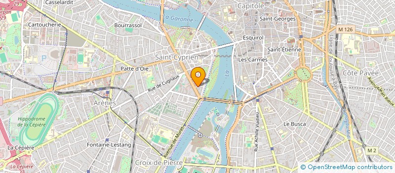 localisation de l'entreprise MADAME KENZA DADDANE  TOULOUSE