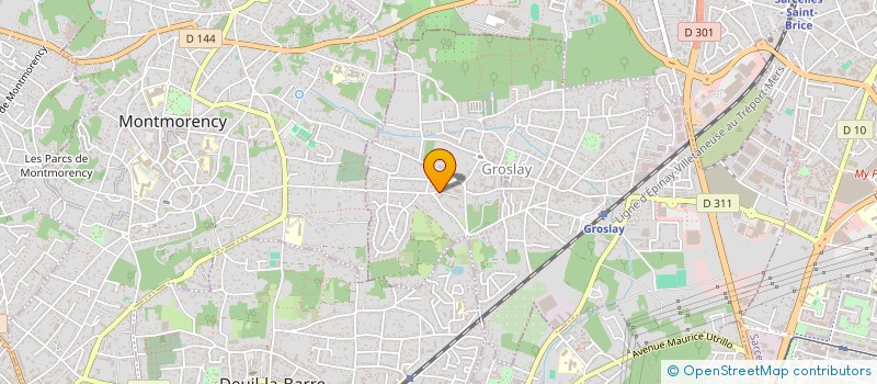 localisation de l'entreprise MADAME KENZA DAGHARI  GROSLAY