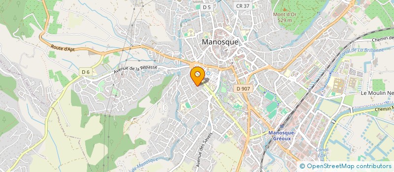 localisation de l'entreprise MADAME KENZA DECHACHE à MANOSQUE