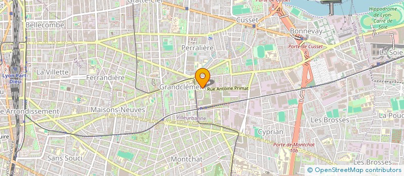 localisation de l'entreprise MADAME KENZA DERDAZI  VILLEURBANNE