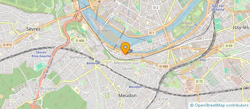 localisation de l'entreprise MADAME KENZA DJAOUANI  MEUDON