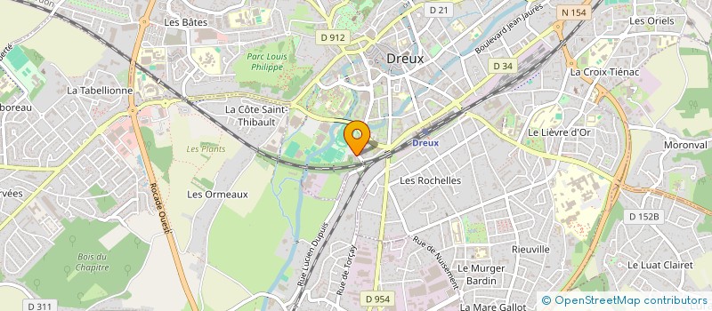 localisation de l'entreprise MADAME KENZA DJENANE  DREUX