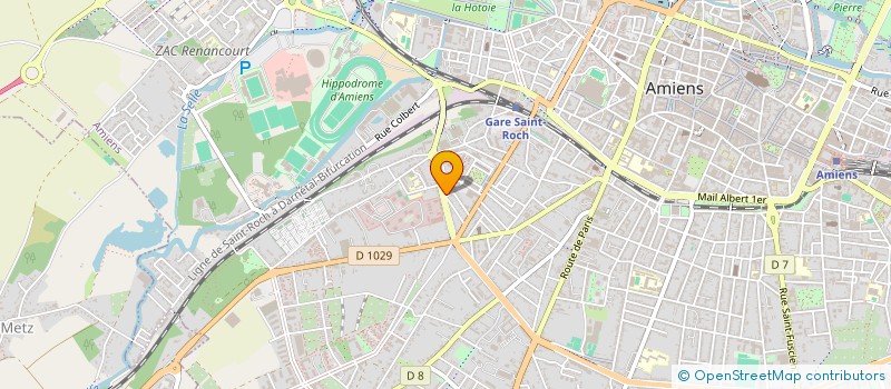 localisation de l'entreprise MADAME KENZA EL MAMOUNI  AMIENS