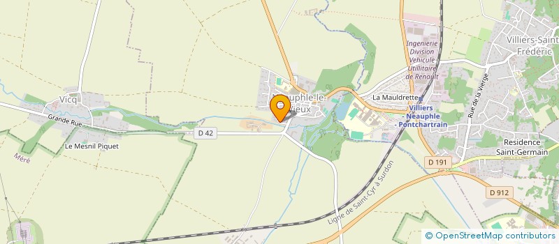 localisation de l'entreprise MADAME KENZA ELHALLOU  NEAUPHLE-LE-VIEUX