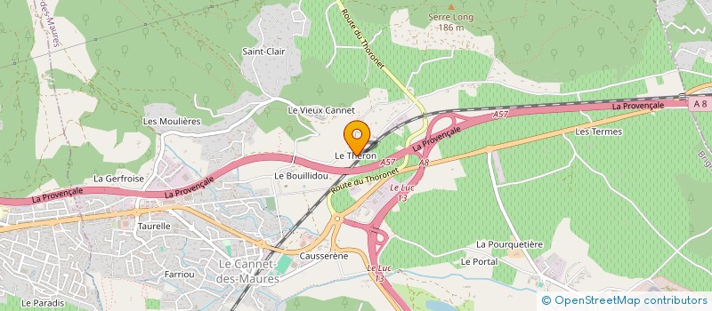 localisation de l'entreprise MADAME KENZA ESPINAS  LE CANNET-DES-MAURES