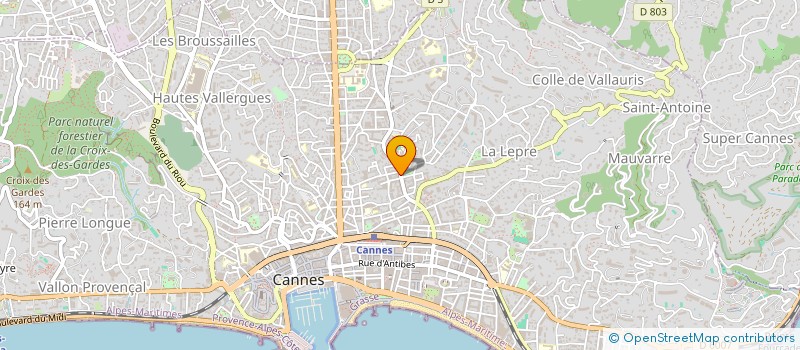 localisation de l'entreprise MADAME KENZA GARCIA  CANNES