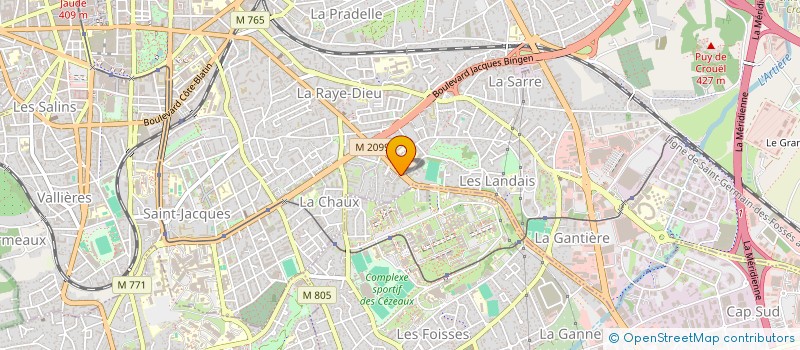 localisation de l'entreprise MADAME KENZA GHETTAS  CLERMONT-FERRAND