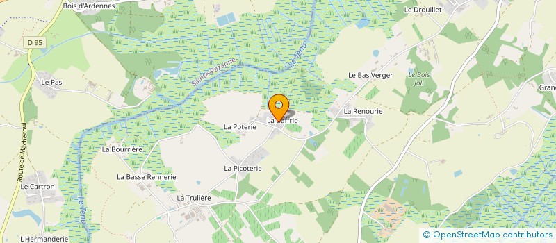 localisation de l'entreprise MADAME KENZA GLOAGUEN  SAINT-MARS-DE-COUTAIS