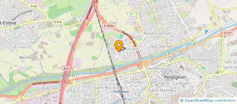 localisation de l'entreprise MADAME KENZA GRADISTANAC  PERPIGNAN