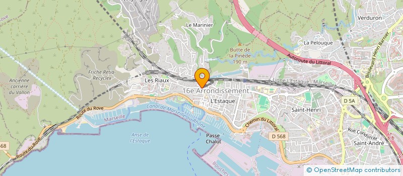 localisation de l'entreprise MADAME KENZA GUENNOUN à MARSEILLE