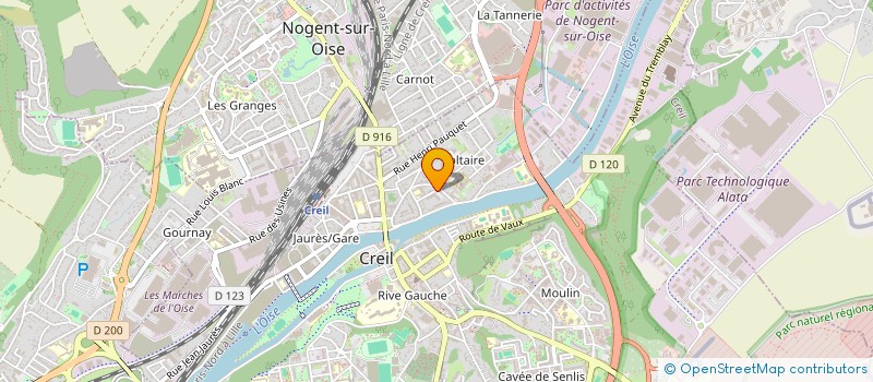 localisation de l'entreprise MADAME KENZA HADDOU OU ALI  CREIL