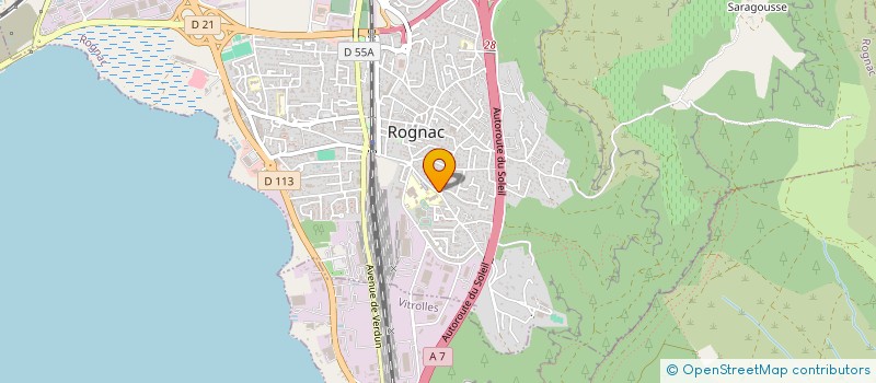 localisation de l'entreprise MADAME KENZA HAJJI  ROGNAC