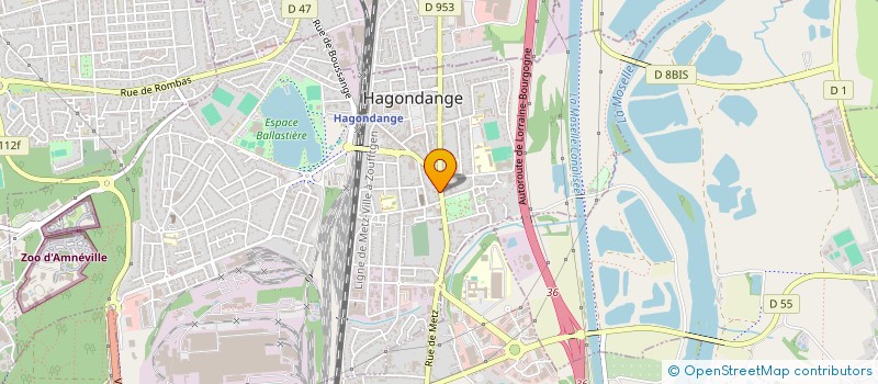 localisation de l'entreprise MADAME KENZA HAMRANI  HAGONDANGE