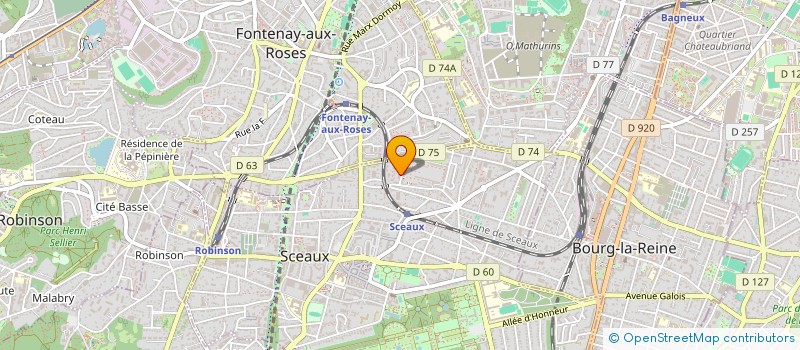 localisation de l'entreprise MADAME KENZA HASSINET à SCEAUX