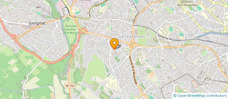 localisation de l'entreprise MADAME KENZA IHAMOUINE à MONTPELLIER