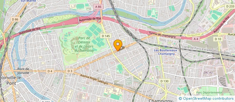 localisation de l'entreprise MADAME KENZA IKNI  CHAMPIGNY-SUR-MARNE