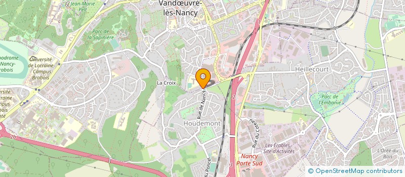 localisation de l'entreprise MADAME KENZA ISKOUNEN  HOUDEMONT