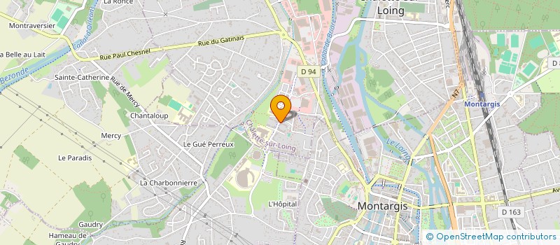 localisation de l'entreprise MADAME KENZA KEDHIRI  CHALETTE-SUR-LOING