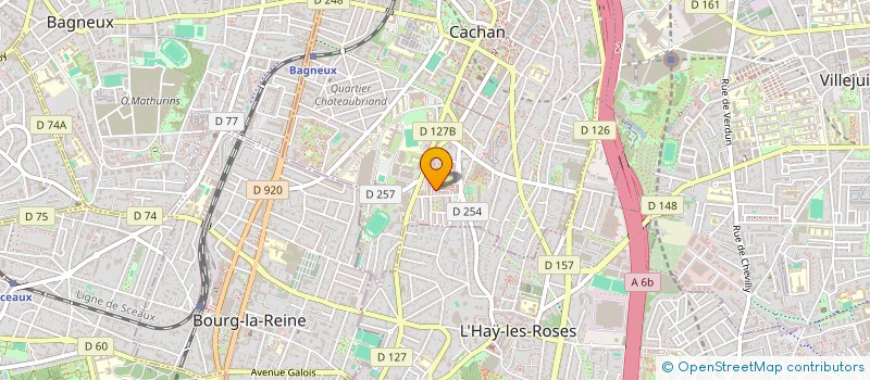 localisation de l'entreprise MADAME KENZA KHELIFA  CACHAN