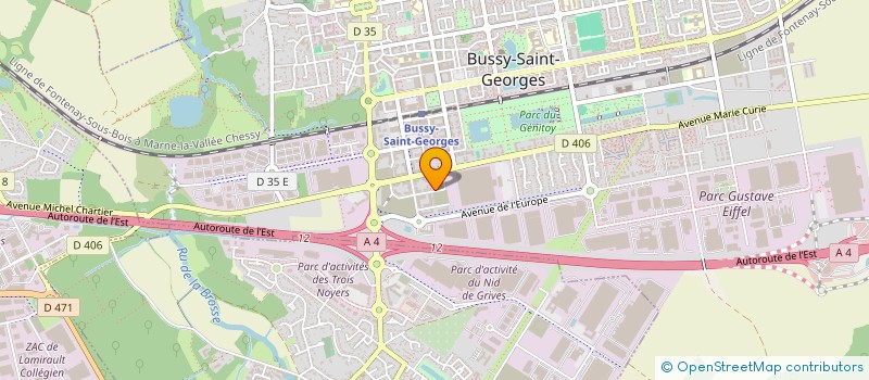 localisation de l'entreprise MADAME KENZA KHELLAF  BUSSY-SAINT-GEORGES