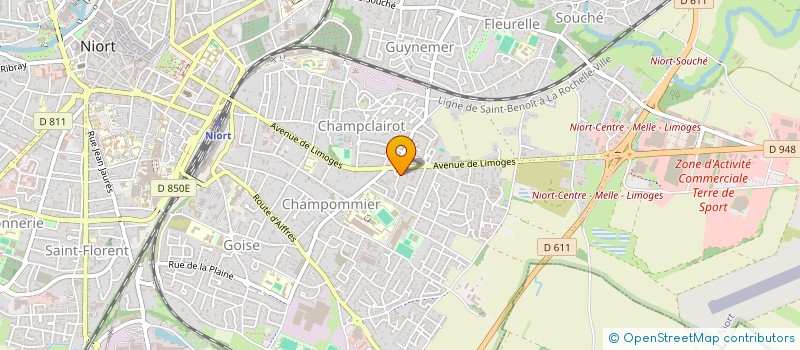 localisation de l'entreprise MADAME KENZA LAGEDAMON à NIORT