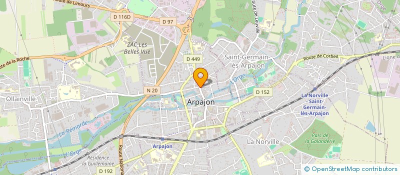 localisation de l'entreprise MADAME KENZA LAHMEUR à ARPAJON