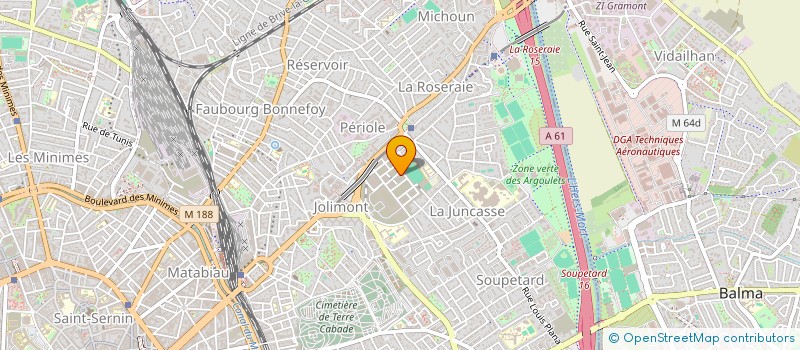 localisation de l'entreprise MADAME KENZA LAHOUIR à TOULOUSE