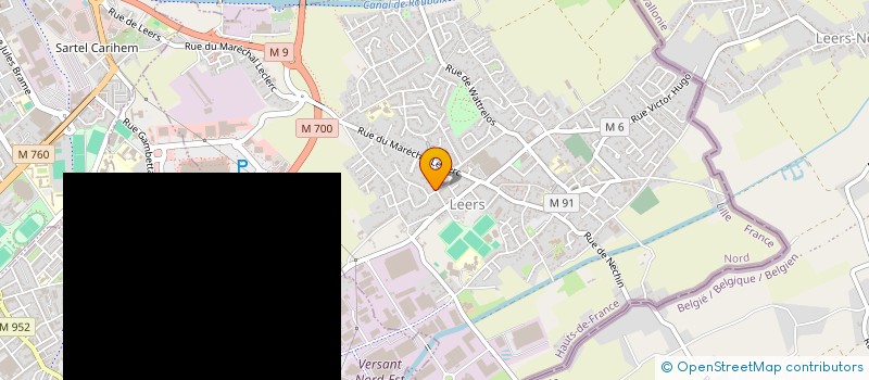 localisation de l'entreprise MADAME KENZA LAOUADI  LEERS