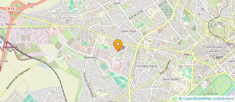 localisation de l'entreprise MADAME KENZA LECHAFFETOIS à CAEN