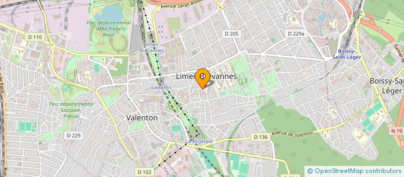 localisation de l'entreprise MADAME KENZA-LINE ALOKPA  LIMEIL-BREVANNES