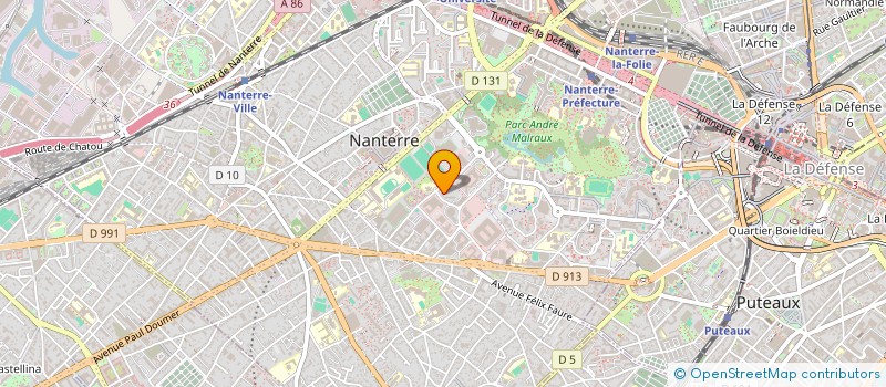 localisation de l'entreprise MADAME KENZA MAHFOUD  NANTERRE