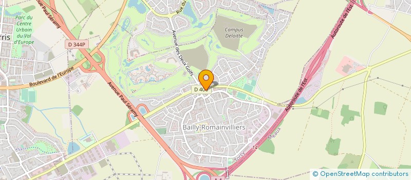 localisation de l'entreprise MADAME KENZA MAZOUNI  BAILLY-ROMAINVILLIERS