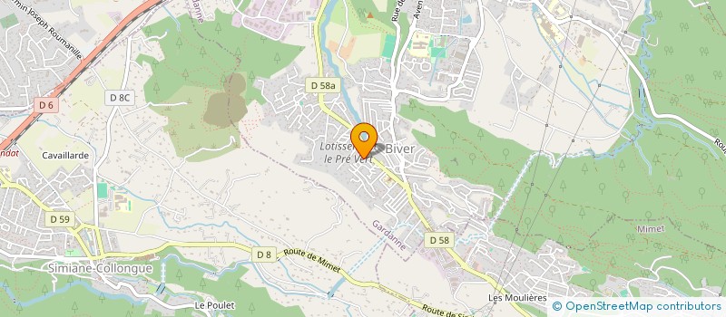 localisation de l'entreprise MADAME KENZA MESSAHLI  GARDANNE