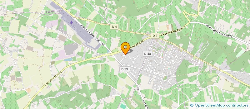 localisation de l'entreprise MADAME KENZA MKIOUDANE à PERNES-LES-FONTAINES