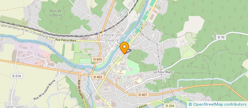 localisation de l'entreprise MADAME KENZA NEDJAHI à LA FERTE-SOUS-JOUARRE