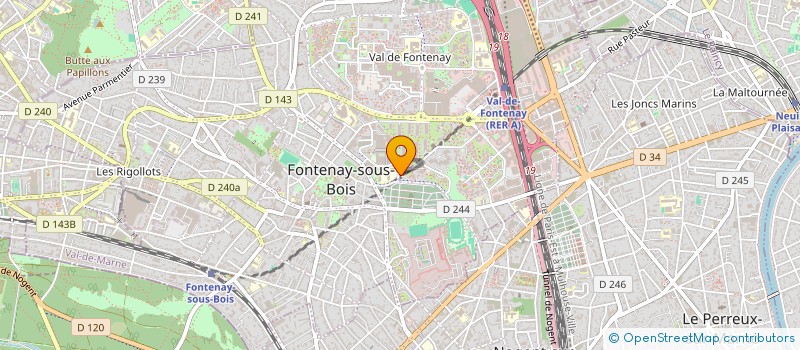 localisation de l'entreprise MADAME KENZA NICOLE JENNINGS à FONTENAY-SOUS-BOIS