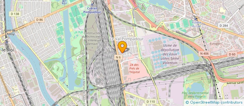 localisation de l'entreprise MADAME KENZA OUBAID DIT REBIDI  VILLENEUVE-SAINT-GEORGES