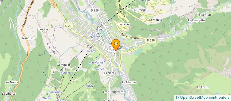 localisation de l'entreprise MADAME KENZA OUHIBI  MORZINE