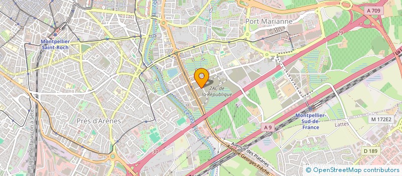 localisation de l'entreprise MADAME KENZA OUMGHAR à MONTPELLIER