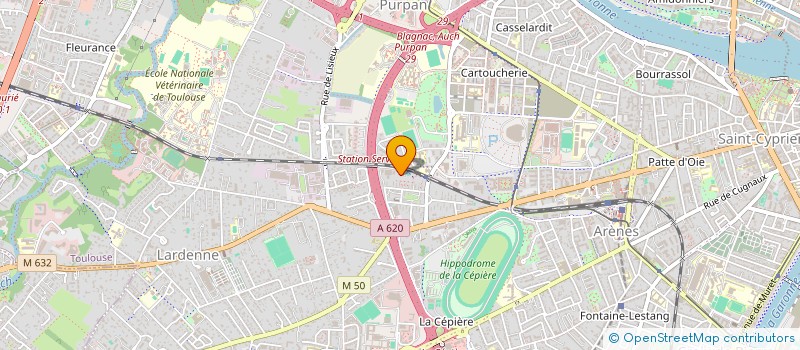 localisation de l'entreprise MADAME KENZA REBEIHI à TOULOUSE