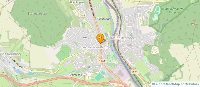 localisation de l'entreprise MADAME KENZA ROUICHI  GROSBLIEDERSTROFF