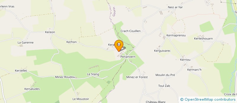 localisation de l'entreprise MADAME KENZA TELCHID  ROUDOUALLEC