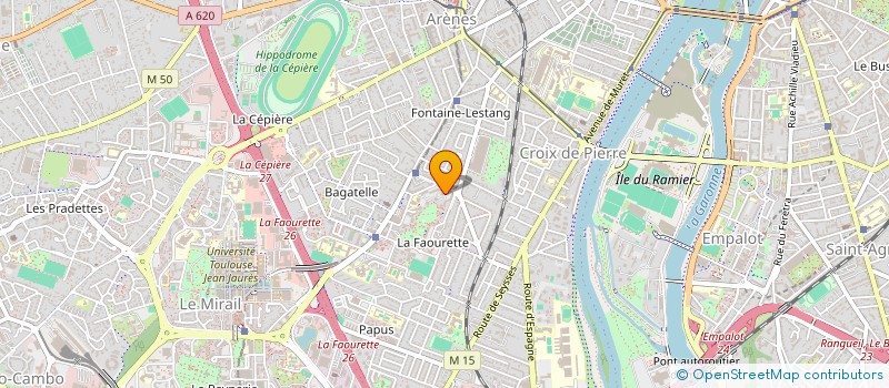 localisation de l'entreprise MADAME KENZA TOURE  TOULOUSE