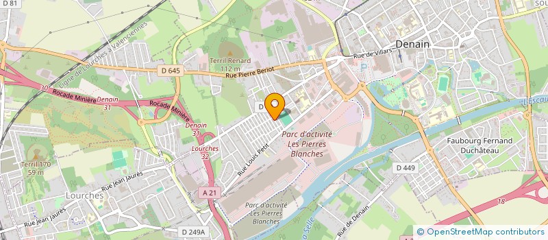 localisation de l'entreprise MADAME KENZA YOUSFI  DENAIN