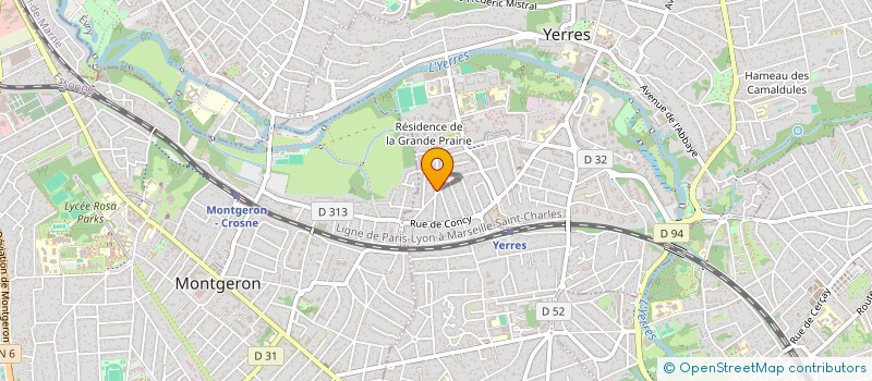 localisation de l'entreprise MADAME KENZA ZIATA-CALIN  YERRES