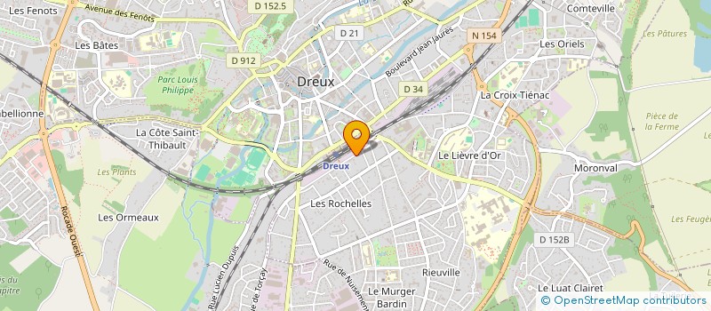 localisation de l'entreprise MADAME KEOMANY SENSANGA à DREUX