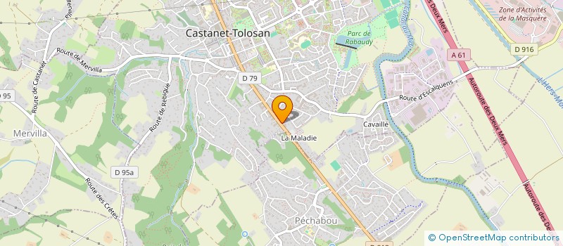 localisation de l'entreprise MADAME KERANE PHOBERE à CASTANET-TOLOSAN