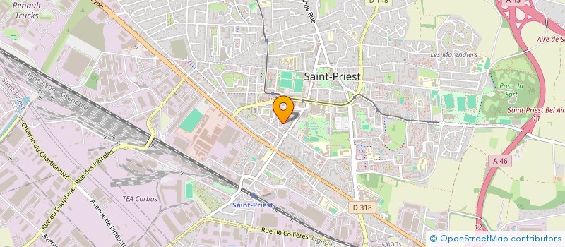 localisation de l'entreprise MADAME KEREN ADONKO  SAINT-PRIEST