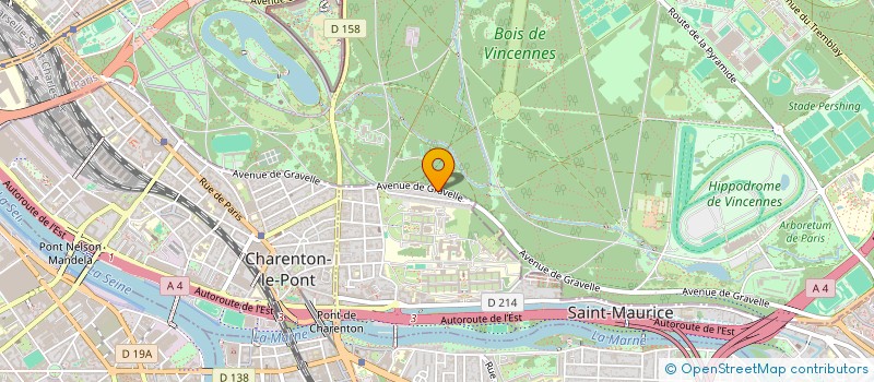 localisation de l'entreprise MADAME KEREN AMIEL  SAINT-MAURICE